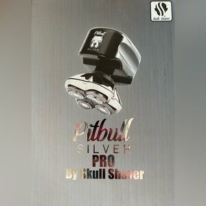 Pitbull Silver Pro by Skull Shaver. NEW not opened